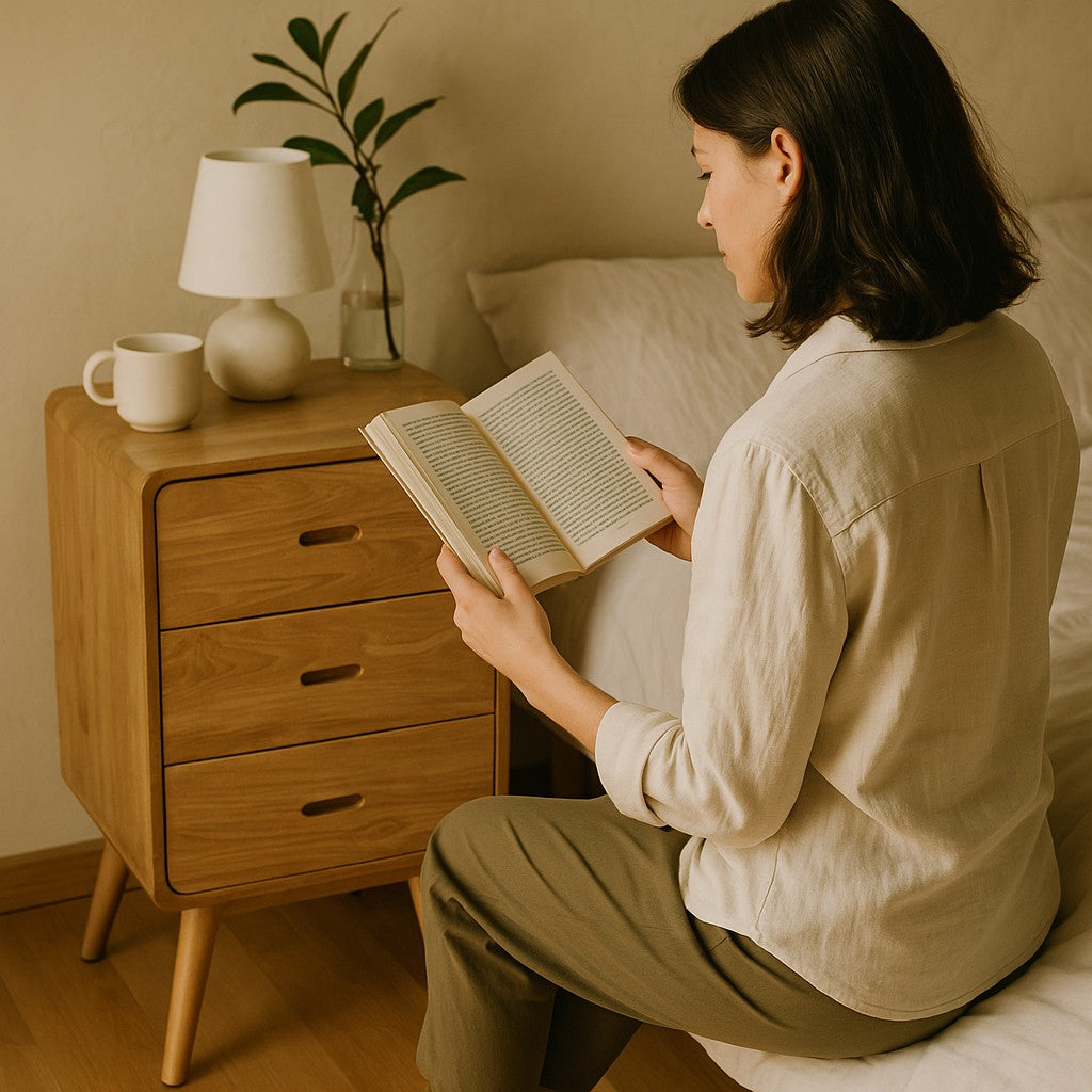 Retro Bedside Pedestal | 3 Drawers