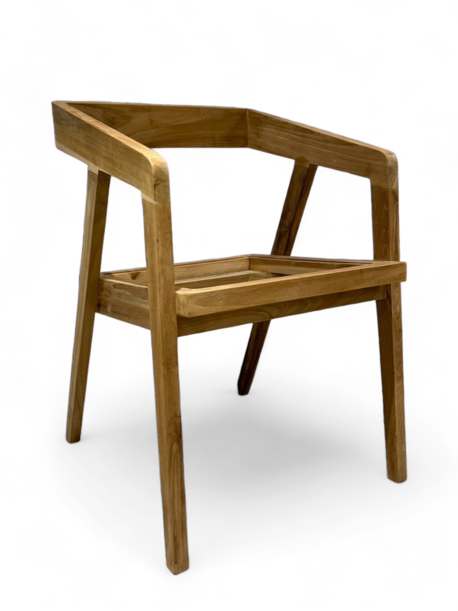 Chair Minimilas Occasional Chair Wooden Frame Yellow Lemon Tree