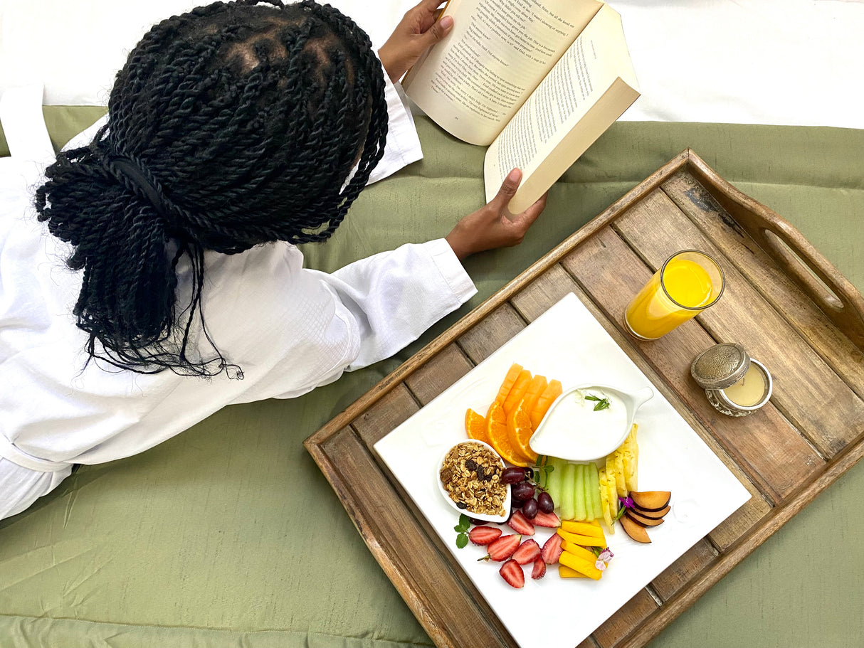 Breakfast Tray, Wooden | Light Brown