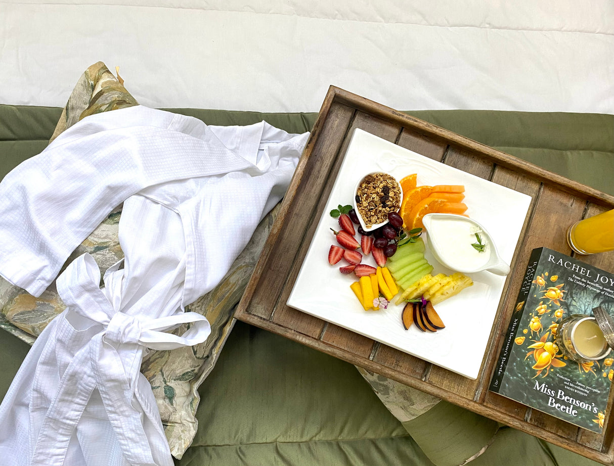 Breakfast Tray, Wooden | Light Brown