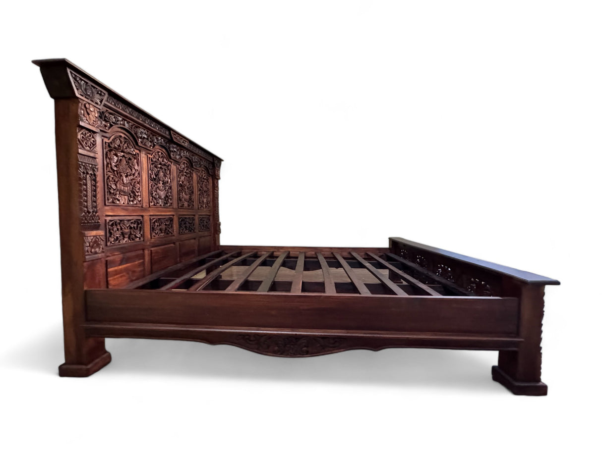 BED GEBYOK LURUS | QUEEN EXTRA LENGTH