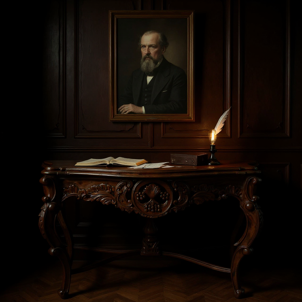 Wooden Wine Console | Dark Wood