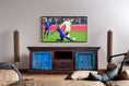 Load image into Gallery viewer, WDN Plasma TV Stand | Blue Doors
