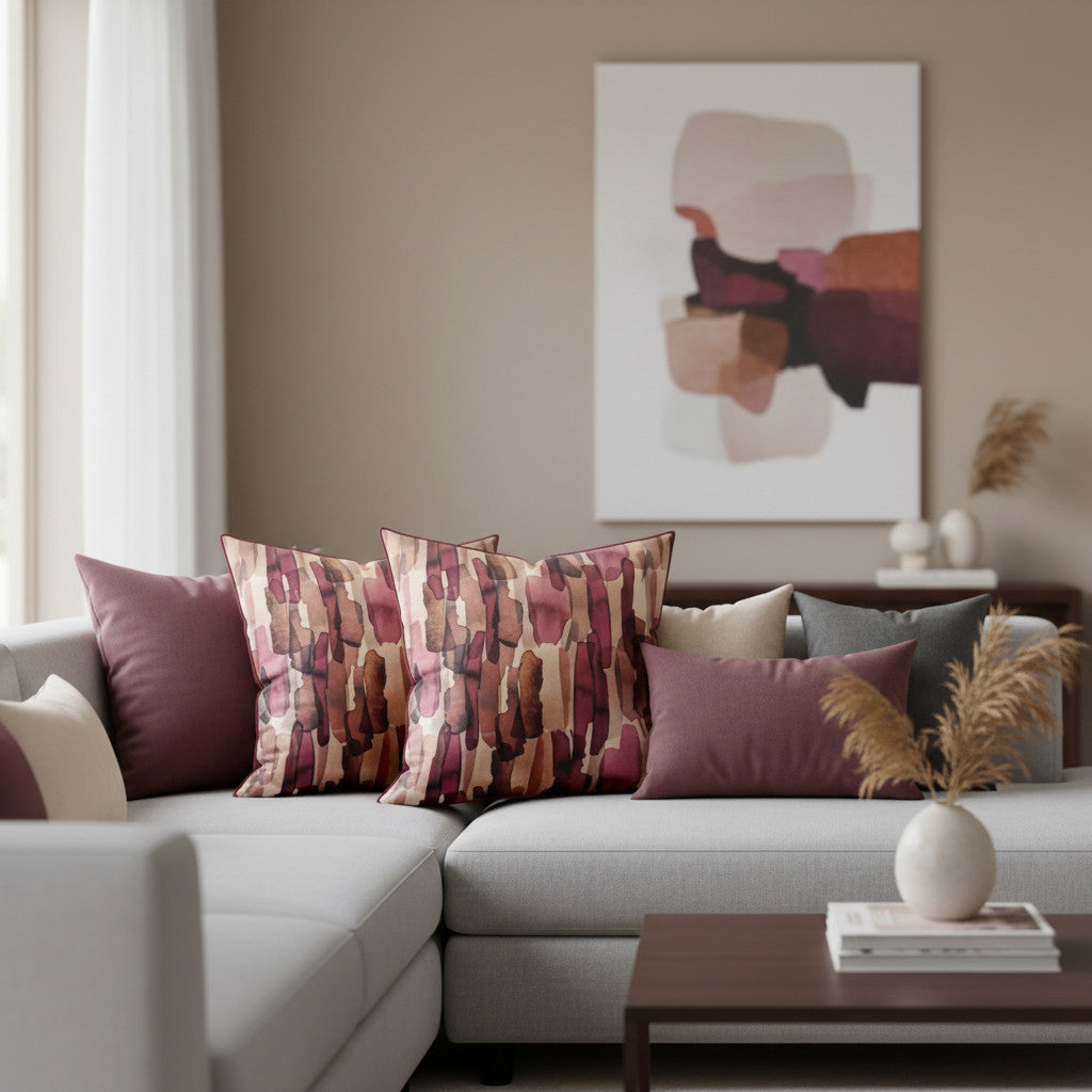 Scatter Cushion | Monet Terracotta Velvet | Secret Garden