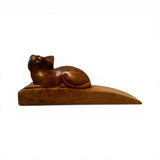 Whiskers Wooden Doorstop