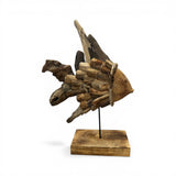 Ocean Driftwood Fish Sculpture