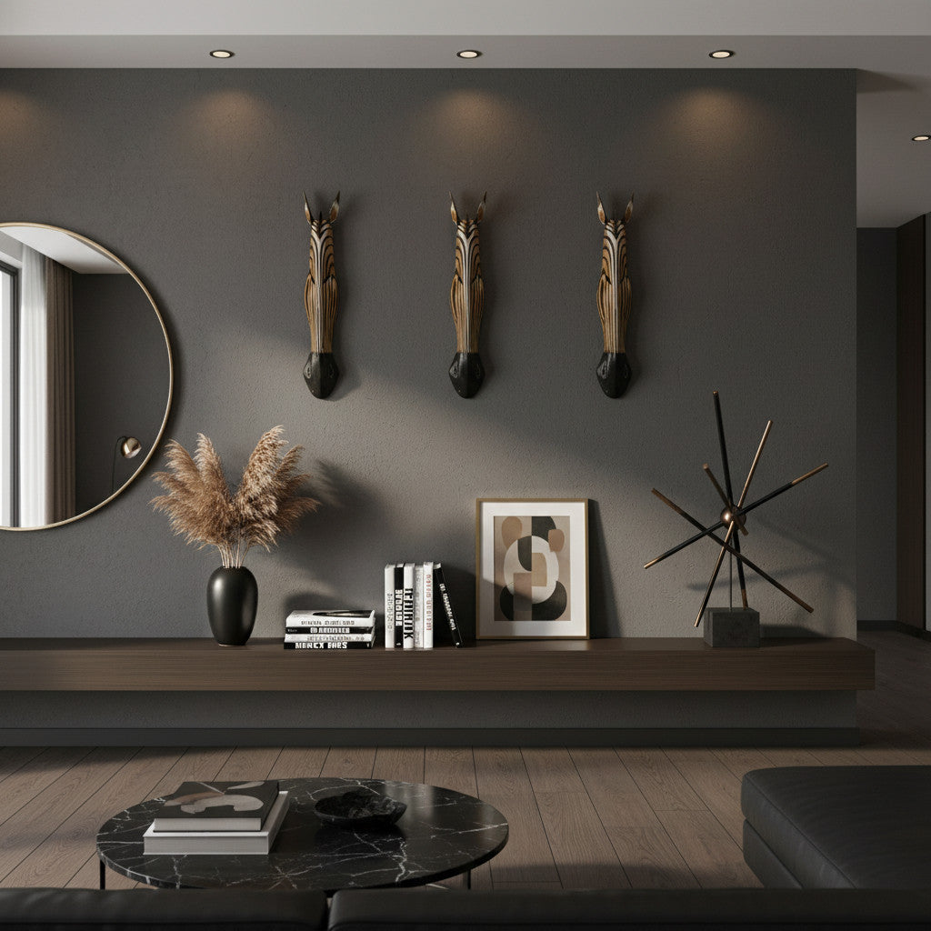 Decorative Wooden Mask Zebra | Design 5