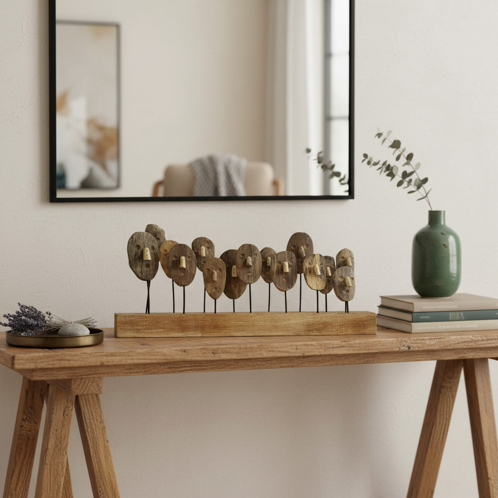 Tribal Harmony Sculptural Art Piece