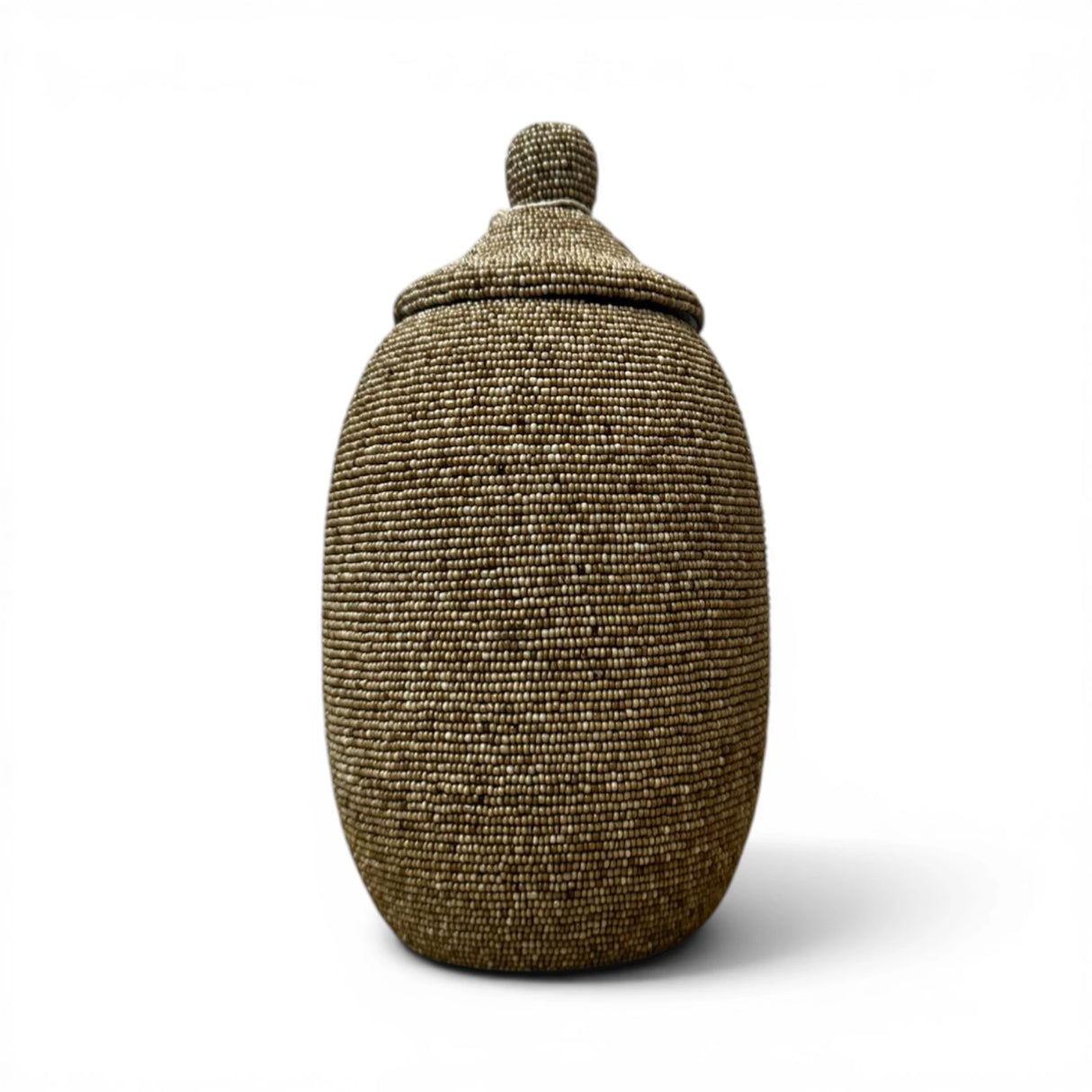 Beaded Decorative Vase | LARGE