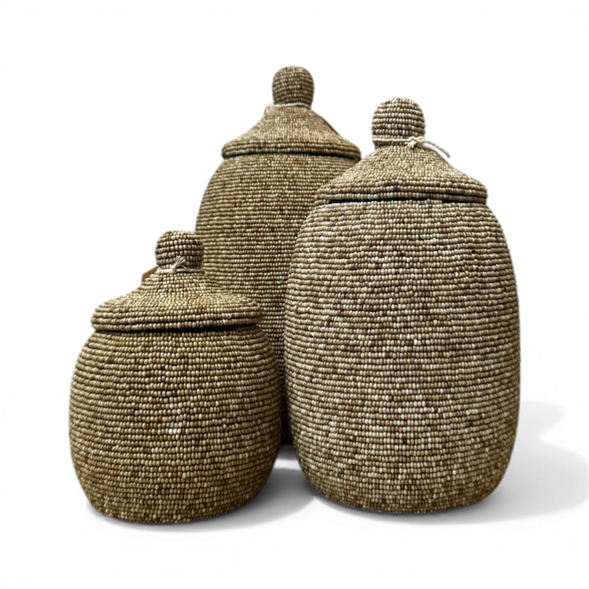 Beaded Decorative Vase | SMALL