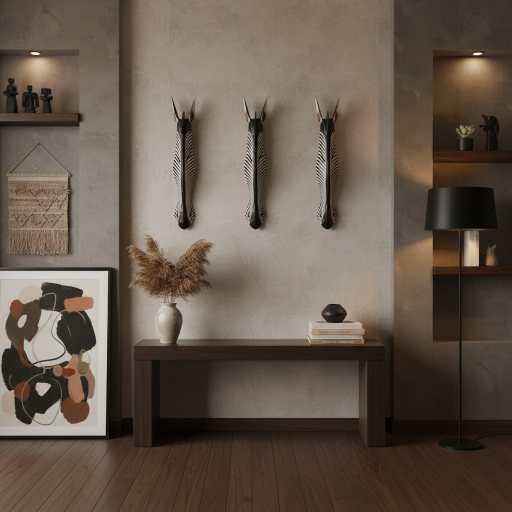 Decorative Wooden Mask Zebra | Design 6