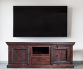 Load image into Gallery viewer, WDN Plasma TV Stand | Brown Doors
