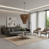 Mocha Cascade Beaded Pendant Light