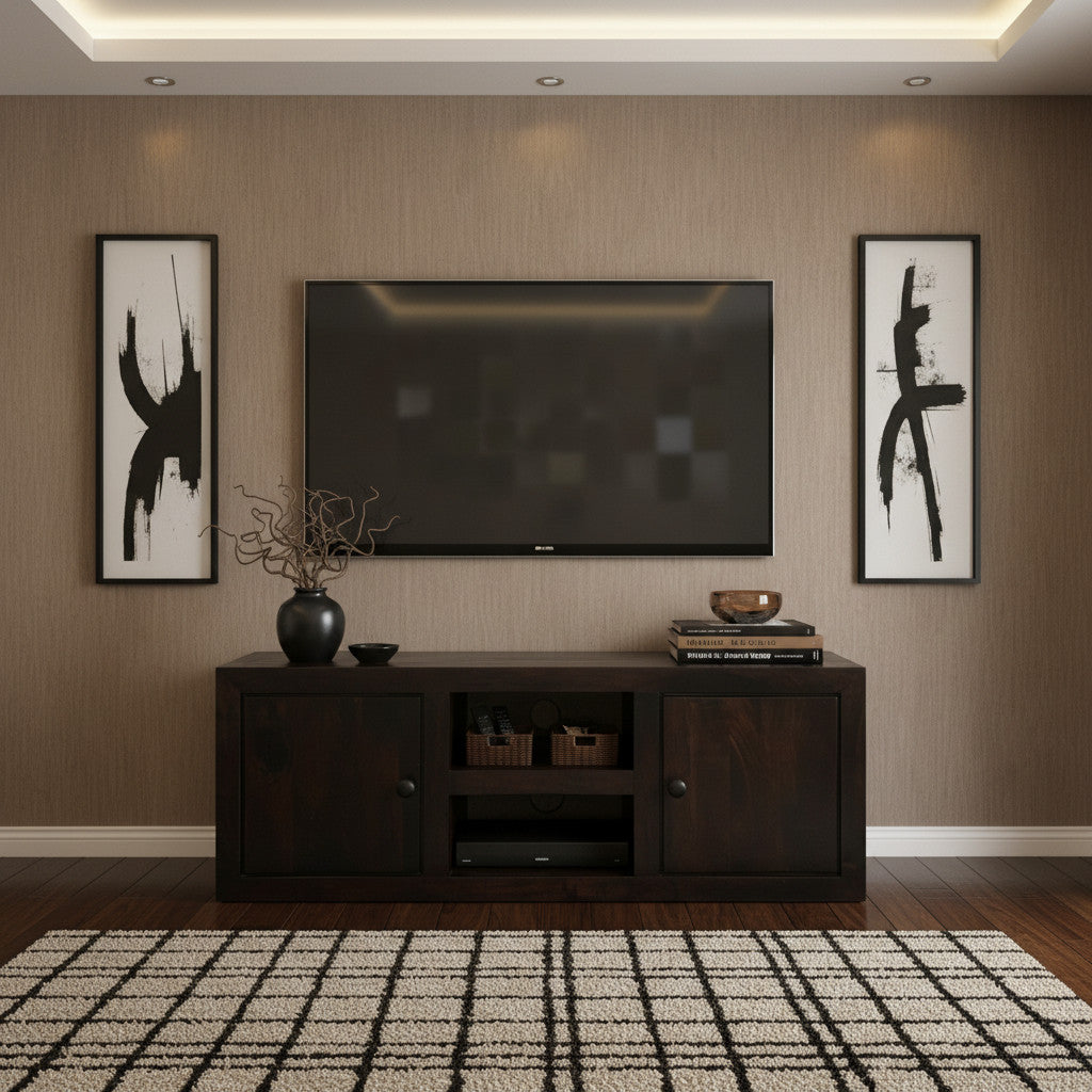 WDN Plasma TV Stand | Dark Brown