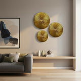 Wall Decoration | Payung Bali, Set of 3, Gold