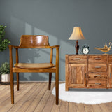 Wooden Chair Round Seat | Natural