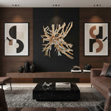 Tree Root Wall Hanging | Decor Flower Round Teak 1.8m