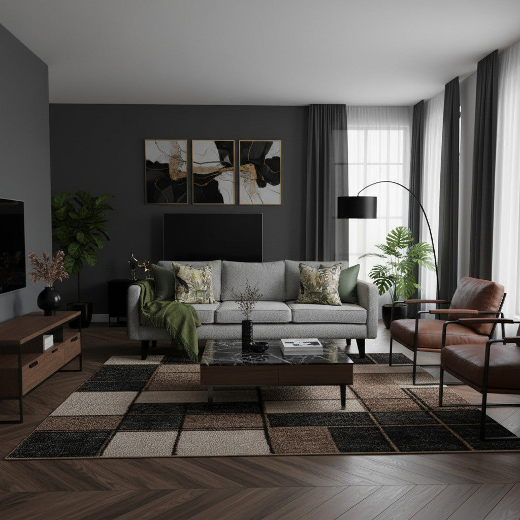 Couch 3 Seater Helsinki | Brown