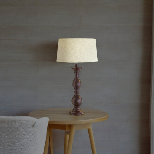 Bedside Lamp African | 65cm Excl Shade