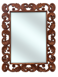Load image into Gallery viewer, France Classic Mirror 150x100 | Brown, Bone
