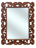 Load image into Gallery viewer, France Classic Mirror 180x140 | Brown, Bone
