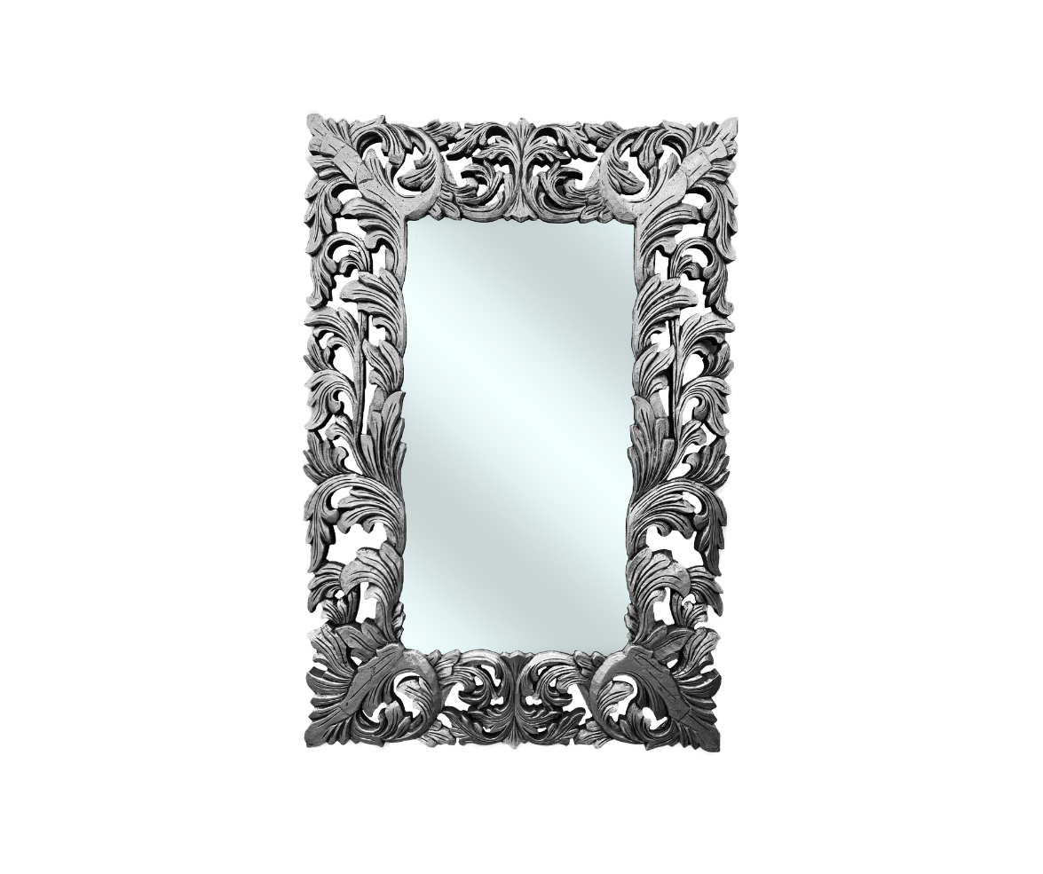 Mirror Deco No List Frame 150x100 | Silver