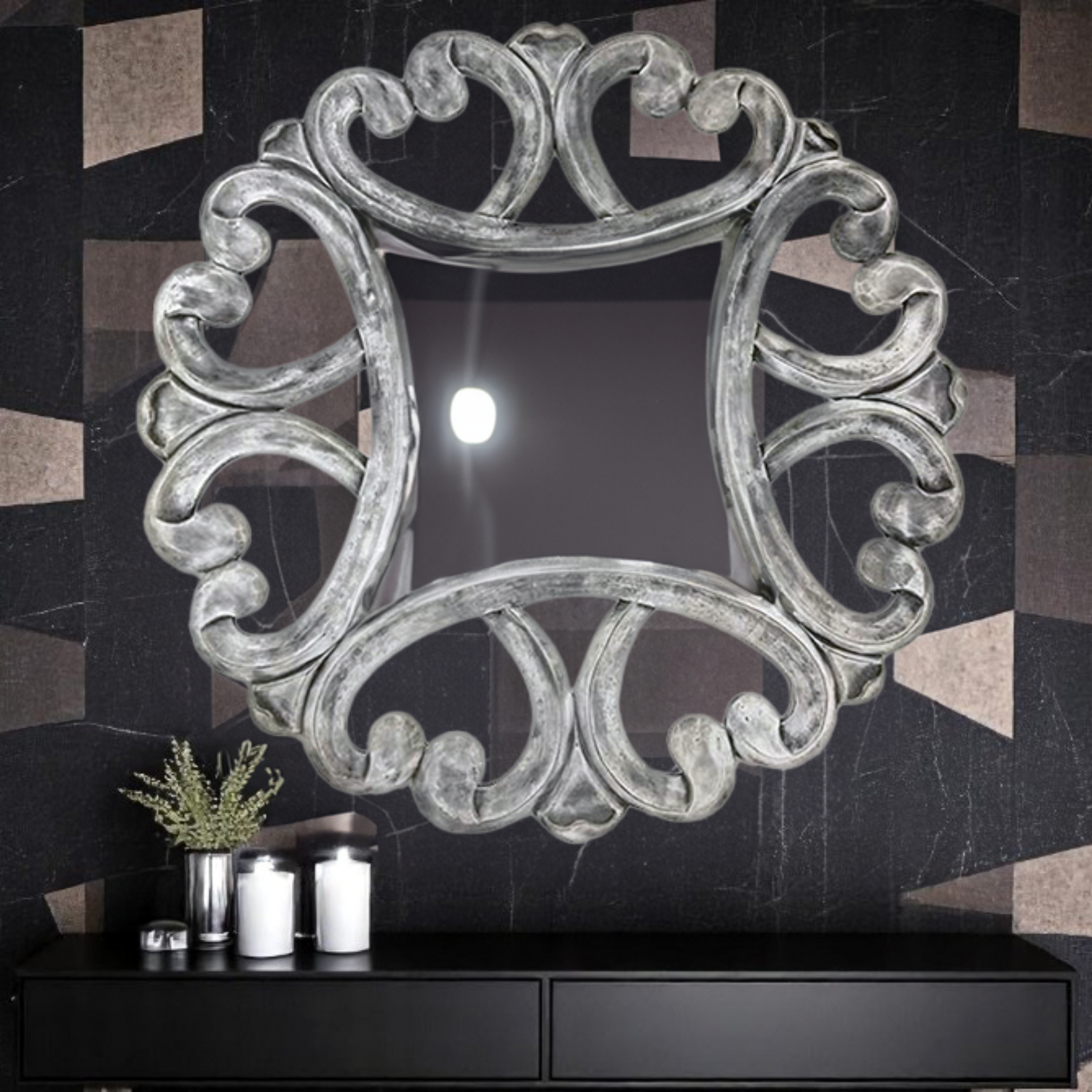 Paloma Round Mirror | Bali Coffee