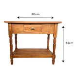 Simple Bedside Table | Light Wood Finish