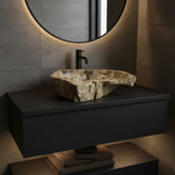 Indonesian Riverstone Basin/Sink - Tiger, Brown, Natural