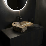 Indonesian Riverstone Basin/Sink - Tiger, Brown, Natural