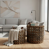 WATER HYACINTH BASKET | LARGE