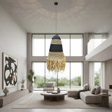 WATER HYACINTH LAMP ANGEL BLACK LARGE