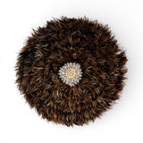 Dark Feather Bloom Wall Decor