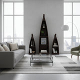 Rustic Boat-Shaped Wooden Shelves - SMALL