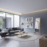 WOODEN TEAK ROCKING MIRROR