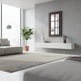 WOODEN DURIAN SQUARE MIRROR