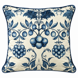 Classic Blue Botanical Scatter Cushion