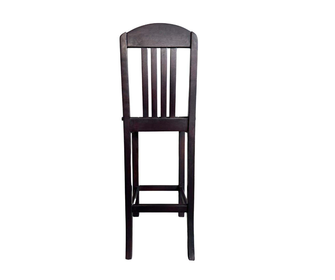 BAR CHAIR WITH BACK | DARK