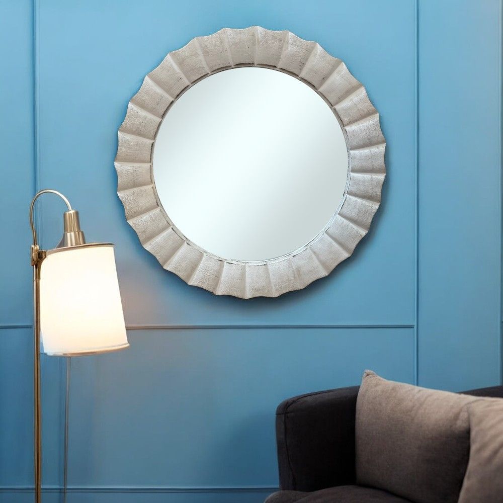 617 WB Mirror | White 80x80cm