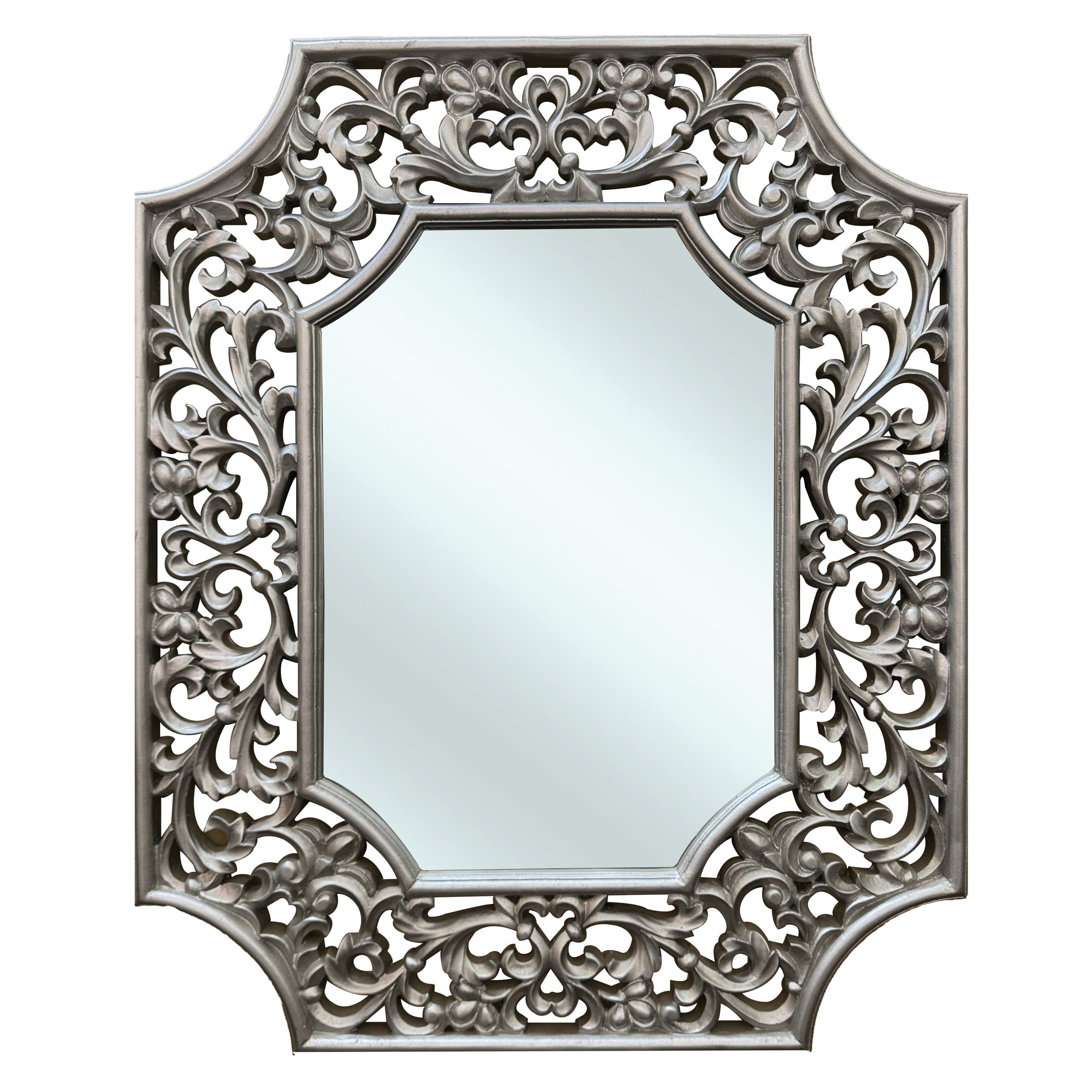 LS16 Mirror | Silver shaped 63x80cm