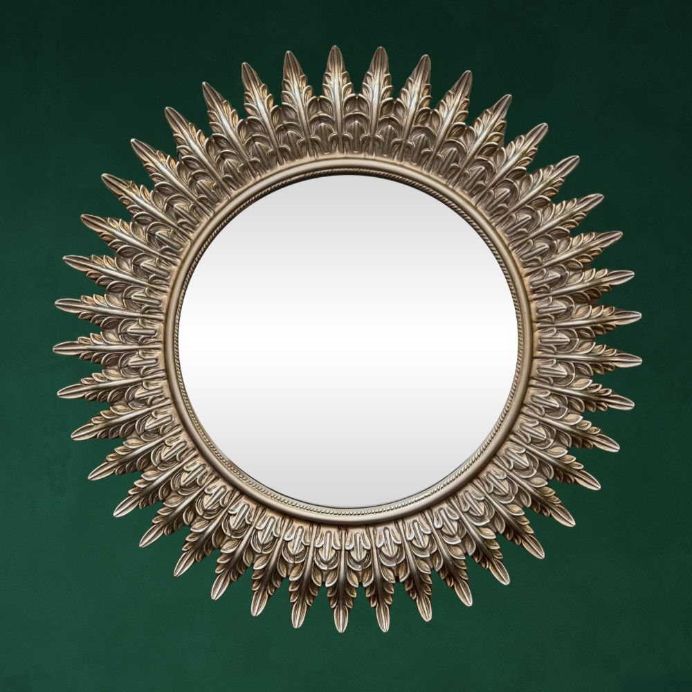 131 Mirror | Round Silver 103x103cm