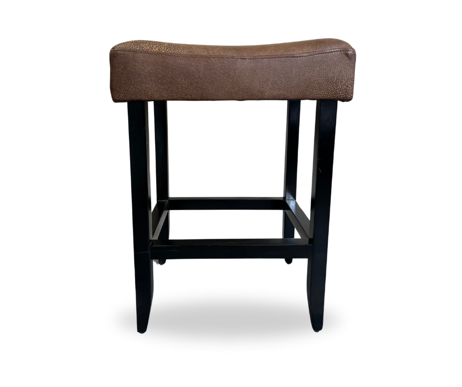 Leather Seat Bar Chair | Ox Brown
