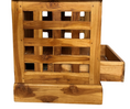 Load image into Gallery viewer, Wooden Teak Bed Side Block Style | Teak
