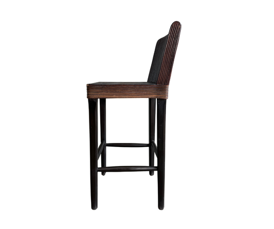 Rattan Chair Bar | Dark Brown