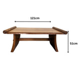 Japanese Coffee Table | Natural Wood Finish