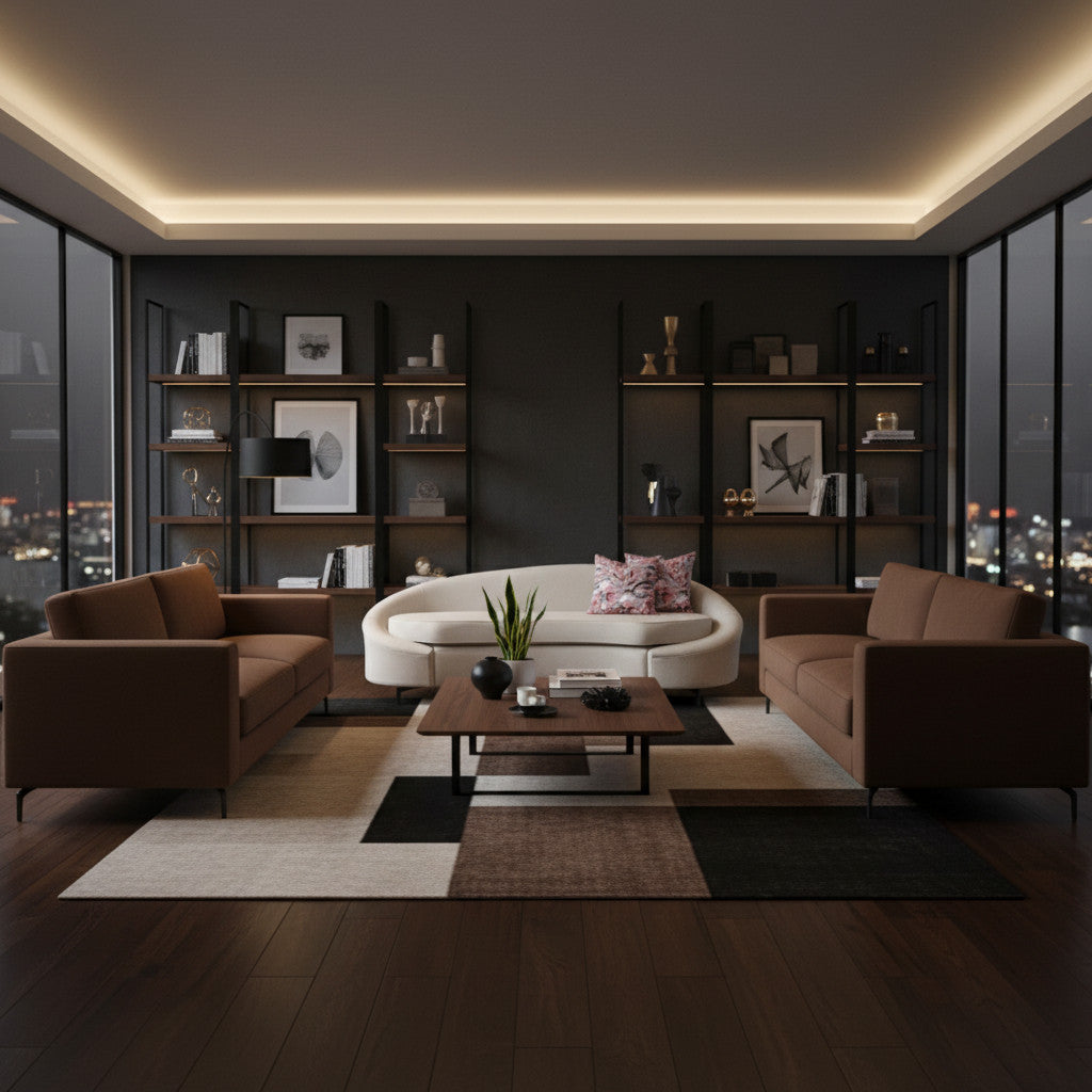 Couch C Shaped | Cream White