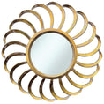 Load image into Gallery viewer, Round Mexico Wind Mirror Gold
