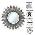 Load image into Gallery viewer, Trento Round Mirror | Silver Antique
