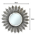 Load image into Gallery viewer, Trento Round Mirror | Silver Antique
