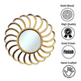 Load image into Gallery viewer, Round Mexico Wind Mirror Gold
